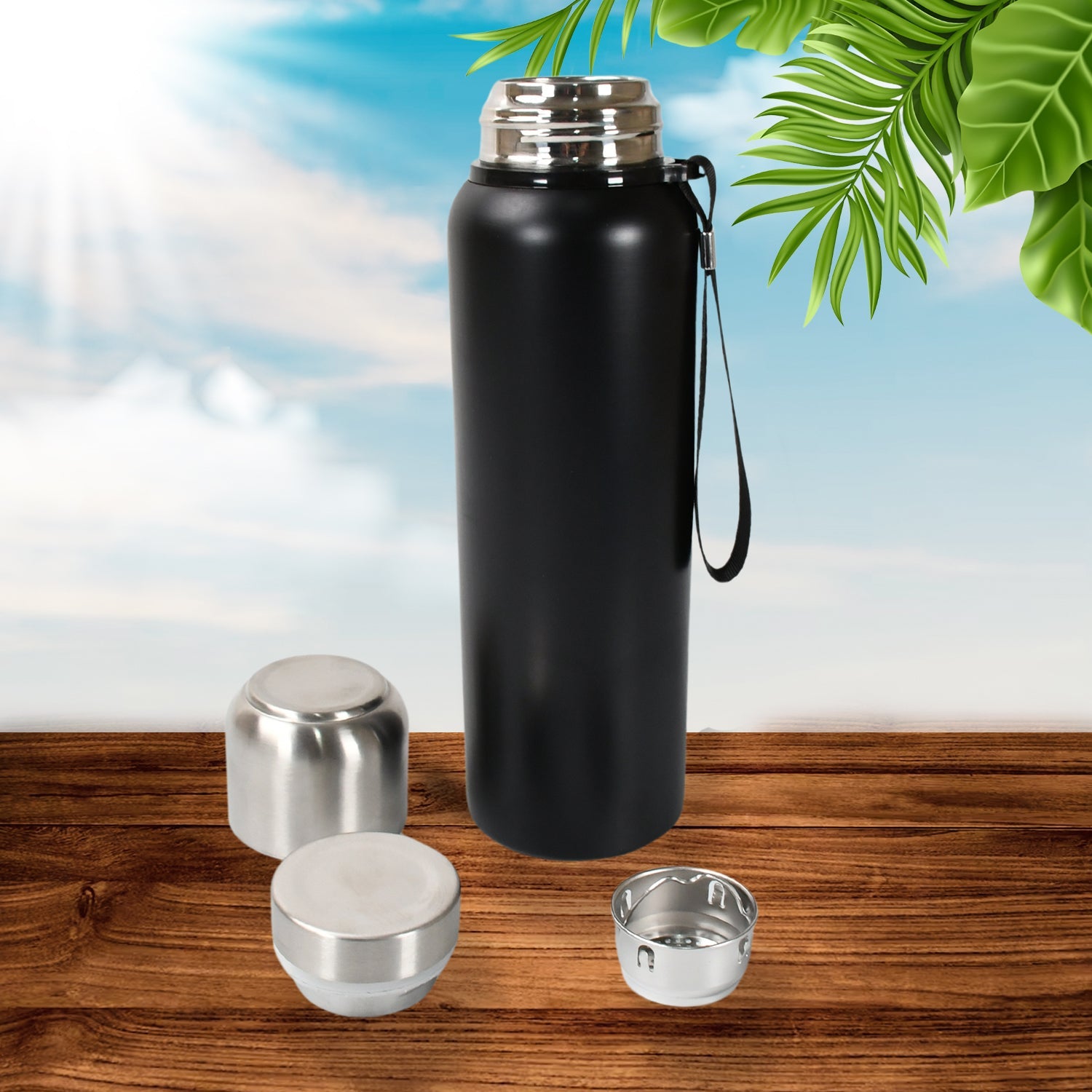 Stainless Steel Water Bottle, Fridge Water Bottle, Stainless Steel Water Bottle Leak Proof, Rust Proof, Cold & Hot Thermos steel Bottle| Leak Proof | Office Bottle | Gym | Home | Kitchen | Hiking | Trekking | Travel Bottle (800ML) Stainless Steel Water Bottle, Fridge Water Bottle, Stainless Steel Water Bottle Leak Proof, Rust Proof, Cold & Hot Thermos steel Bottle| Leak Proof | Office Bottle | Gym | Home | Kitchen | Hiking | Trekking | Travel Bottle (800ML)